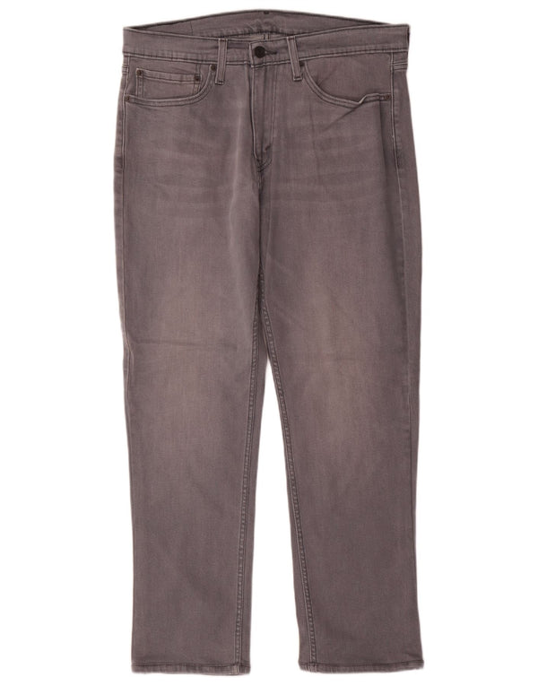 Jeans slim da uomo Levi's W34 L30 cotone grigio