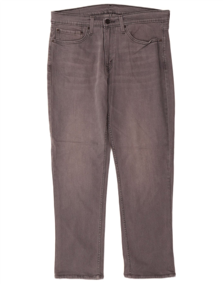 Jeans slim da uomo Levi's W34 L30 cotone grigio