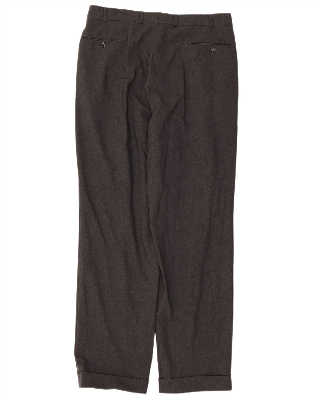 Pantaloni da abito da uomo con pegging Daniel Hechter EU 52 XL W33 L32 Lana grigia
