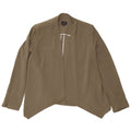 Top cardigan da donna Marks & Spencer UK 10 piccolo poliestere kaki