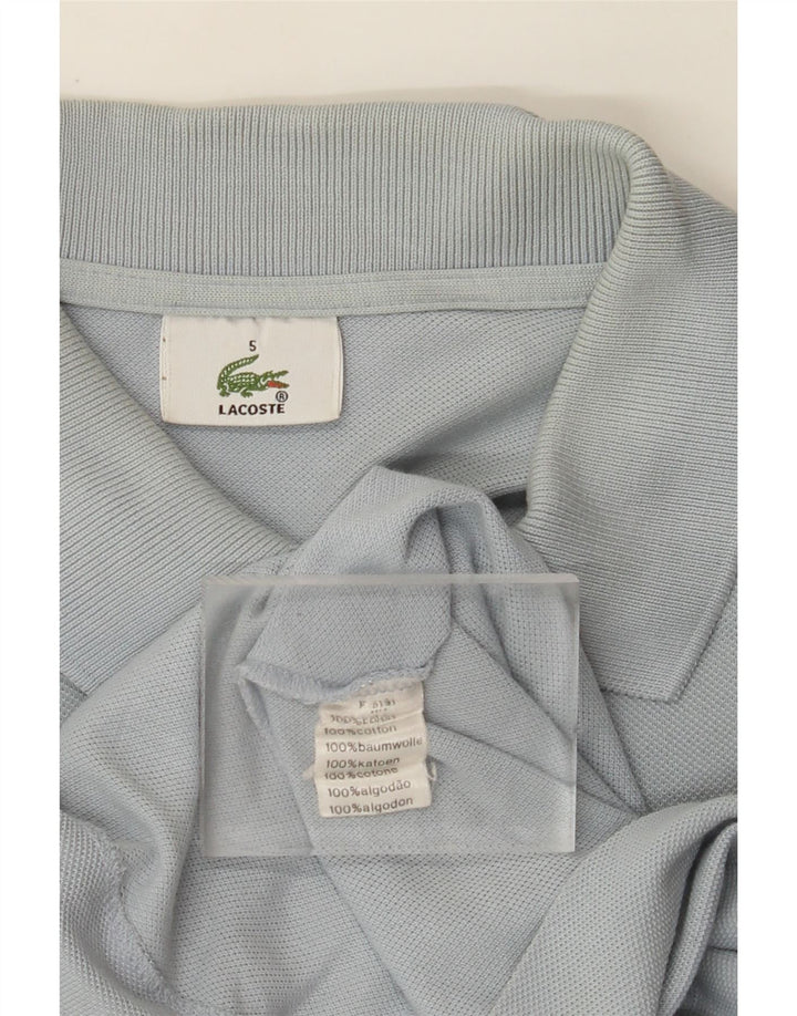 Polo da uomo LACOSTE taglia 5 grande in cotone blu