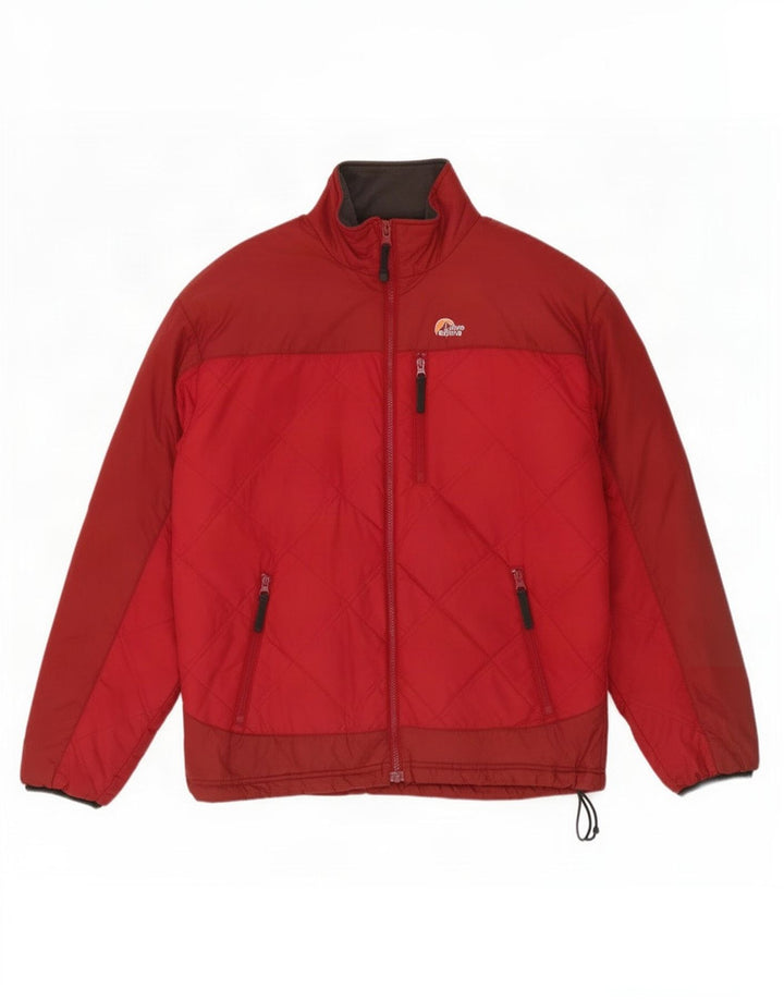 Giacca imbottita da uomo Lowe Alpine UK 38 Nylon color block rosso medio