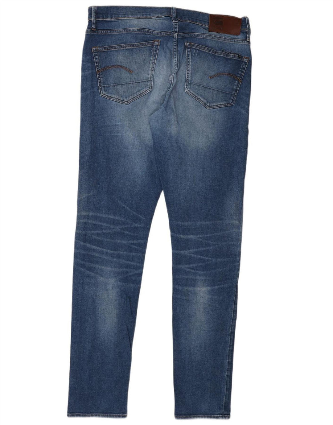 G-STAR Mens Slim Jeans W34 L36 Blue Cotton