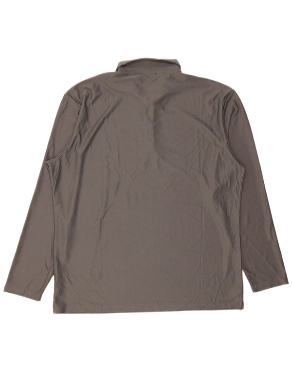 Polo da golf da uomo a maniche lunghe Regular Fit Calvin Klein 2XL Grigia