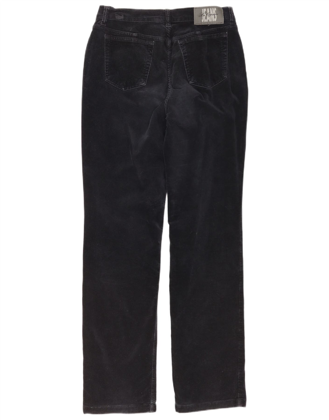 LES COPAINS Pantaloni chino dritti da uomo in velluto IT 44 XS W30 L32 Nero