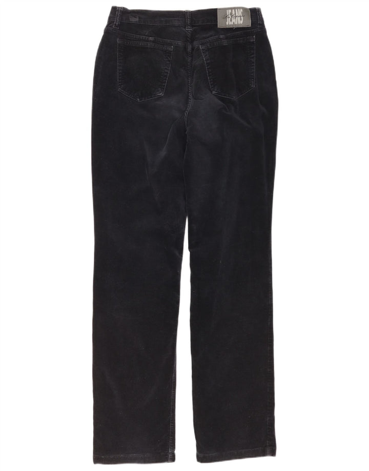 LES COPAINS Pantaloni chino dritti da uomo in velluto IT 44 XS W30 L32 Nero