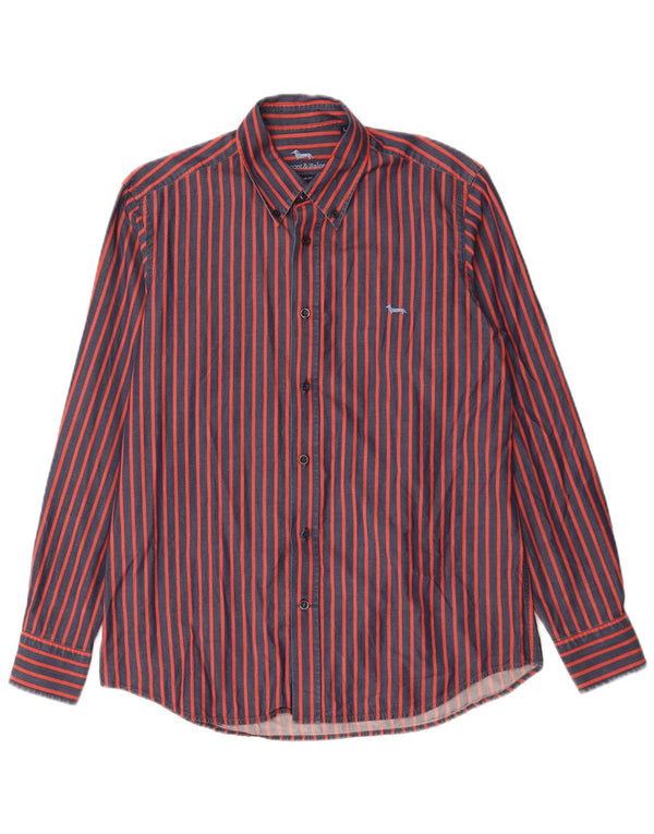 Camicia da uomo Harmont & Blaine vestibilità regolare, cotone a righe rosse grandi