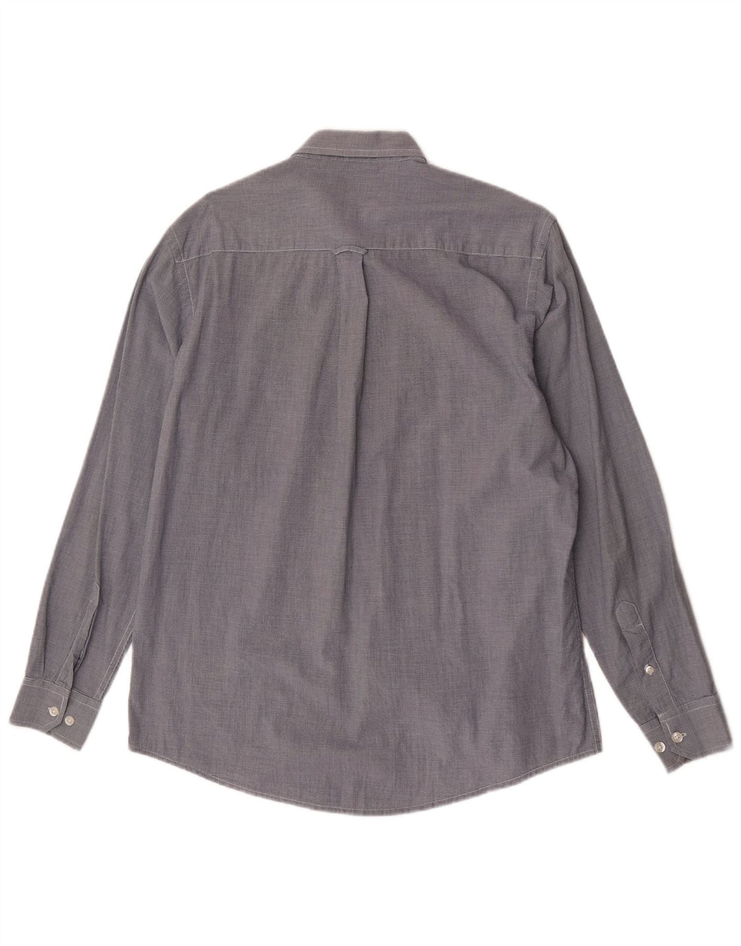 Camicia da uomo James Pringle in cotone pied de poule medio blu navy