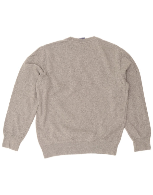 Felpa grafica da uomo Champion Jumper XL in cotone grigio
