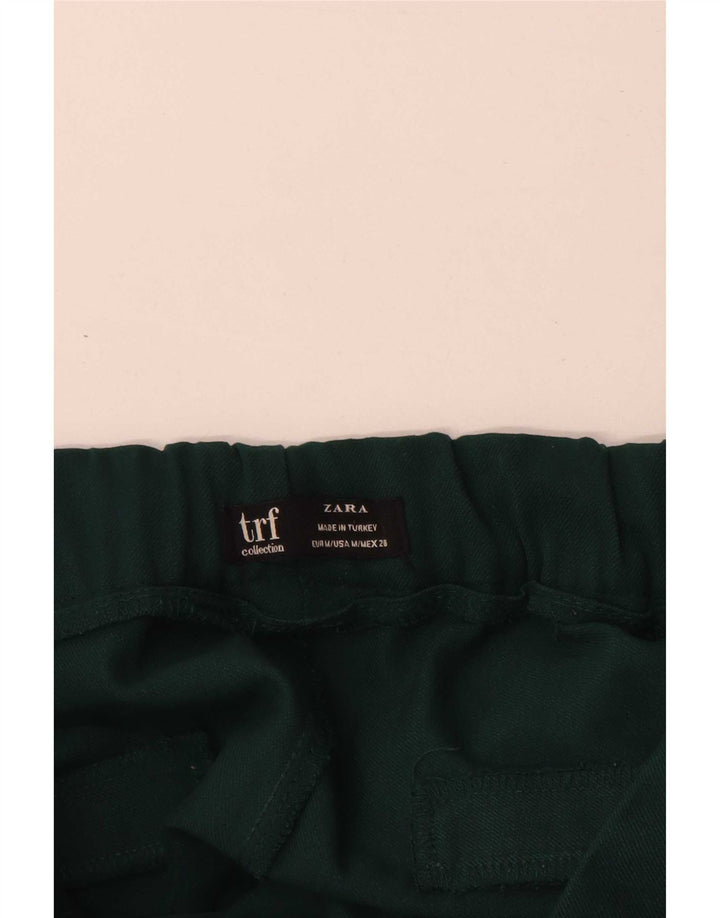 Pantaloni chino affusolati da donna Zara medi W28 L27 verdi