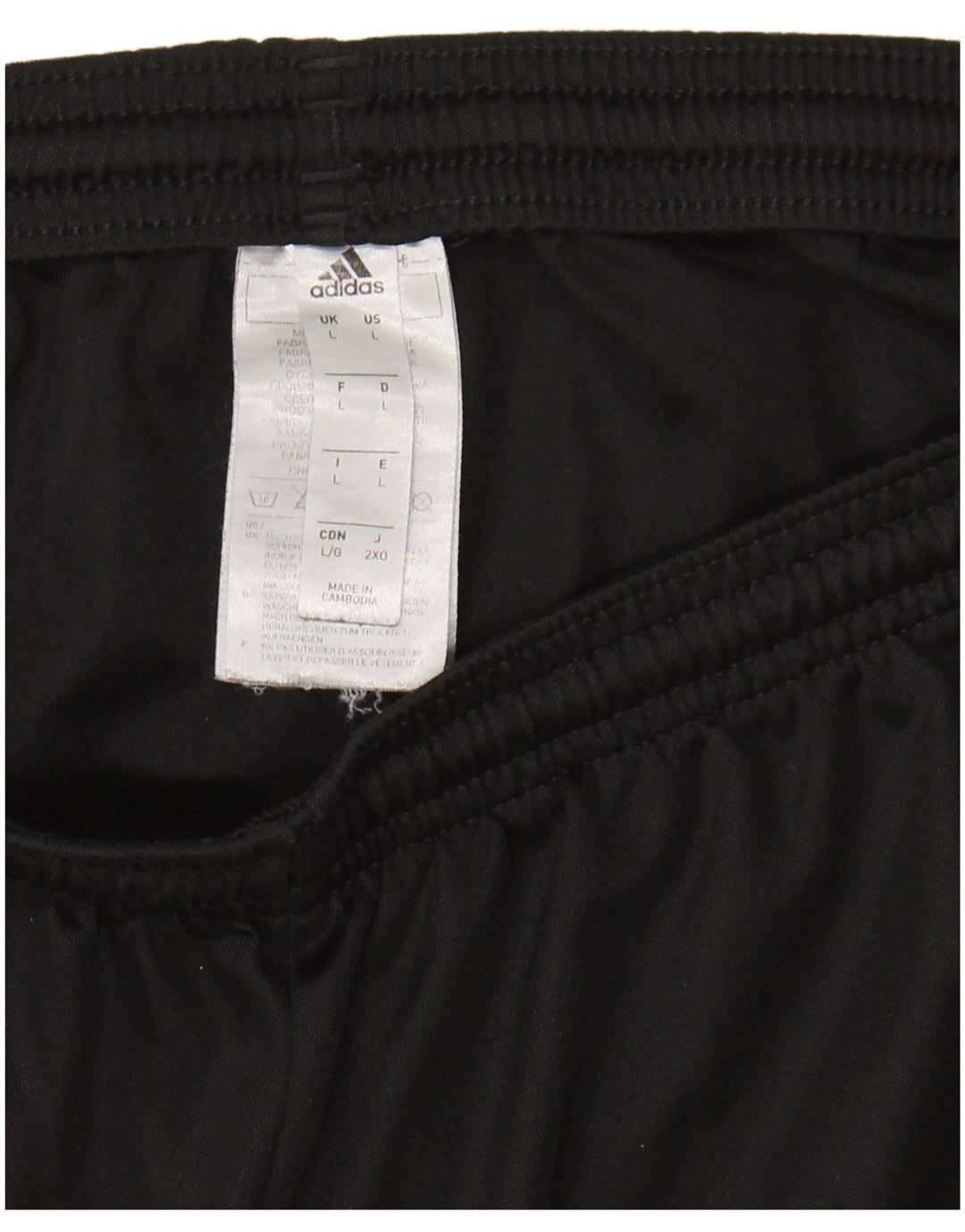 ADIDAS Mens Aeroready Sport Shorts Large Black Polyester