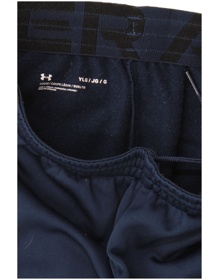 Pantaloncini sportivi con grafica UNDER ARMOUR per ragazzi 11-12 anni Large Blue Colourblock
