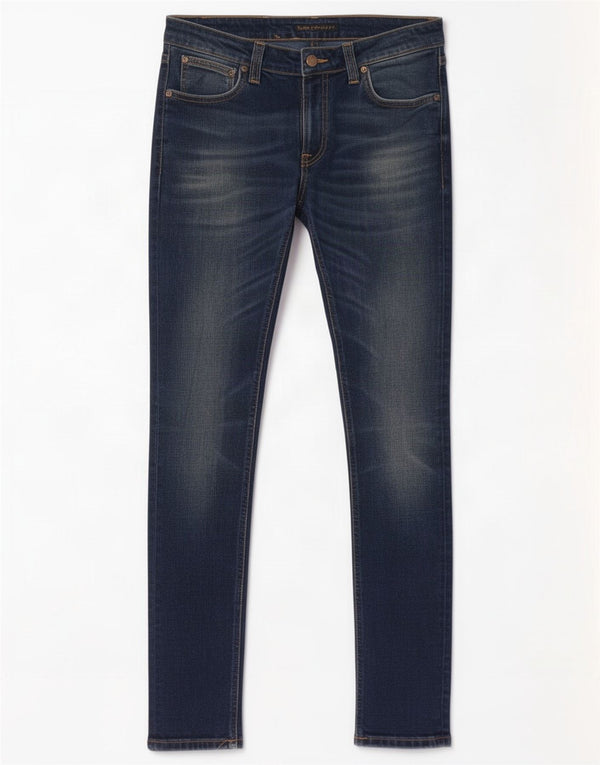Jeans skinny da uomo Nudie W30 L32 blu cotone