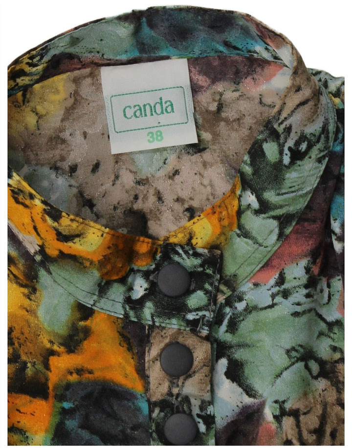 CANDA Womens Abstract Pattern Shirt Blouse EU 38 Medium Multicoloured
