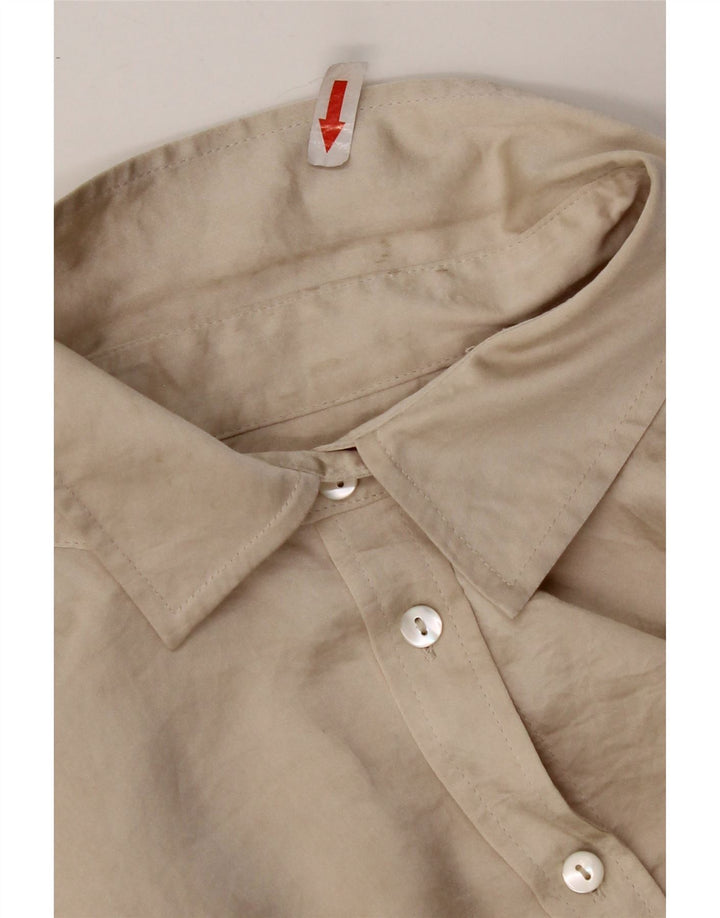 Camicia da donna Jigsaw UK 12 Poliestere beige medio