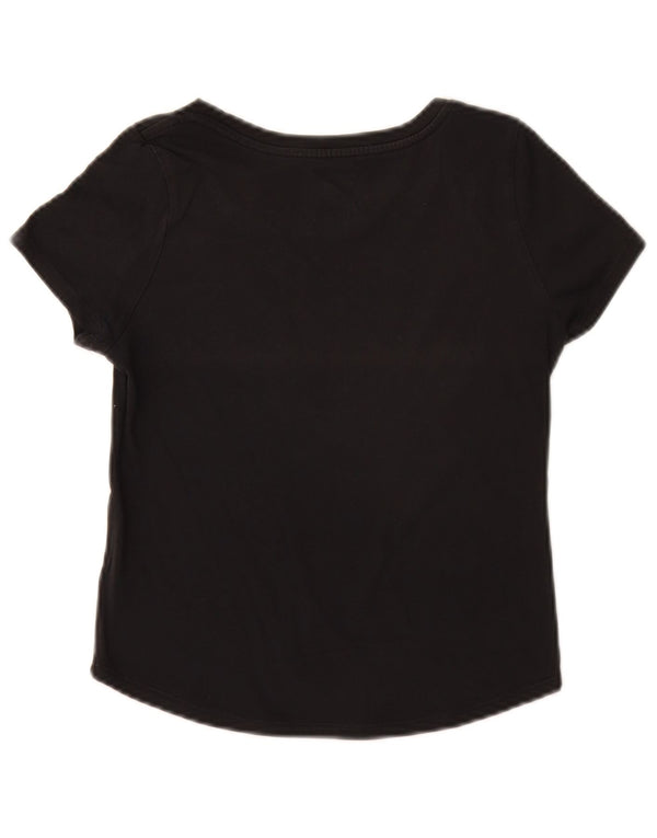 T-shirt grafica Nike per ragazze, taglio atletico, 10-11 anni, colore nero medio