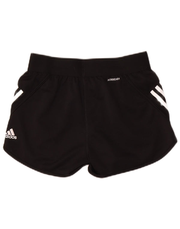 Pantaloncini sportivi ADIDAS Aeroready per ragazze 13-14 anni in poliestere nero