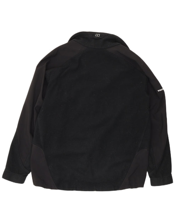 Berghaus Giacca in pile da uomo UK 42 XL Poliestere nero