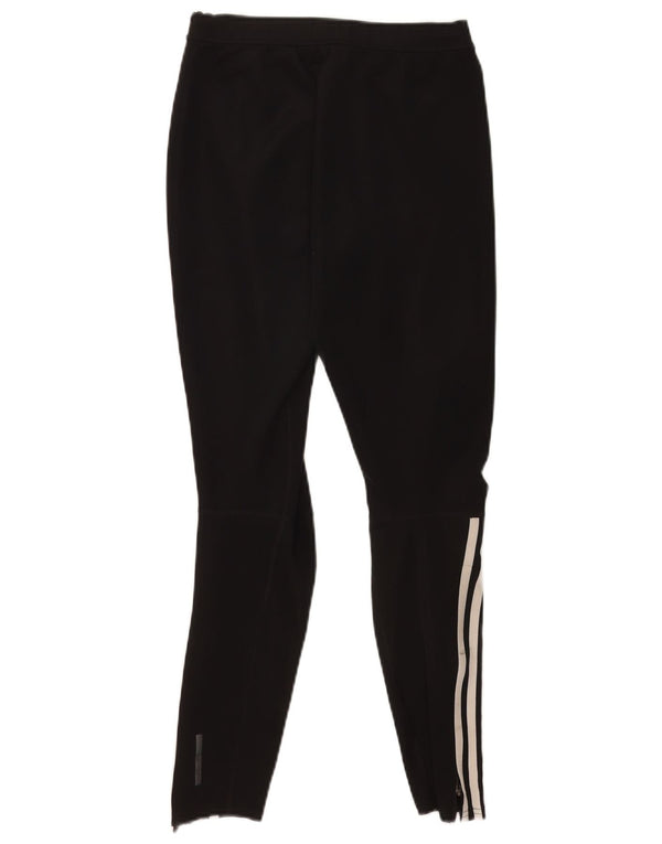 Pantaloni da tuta Adidas Climalite da donna UK 12 Medium Nero Poliestere