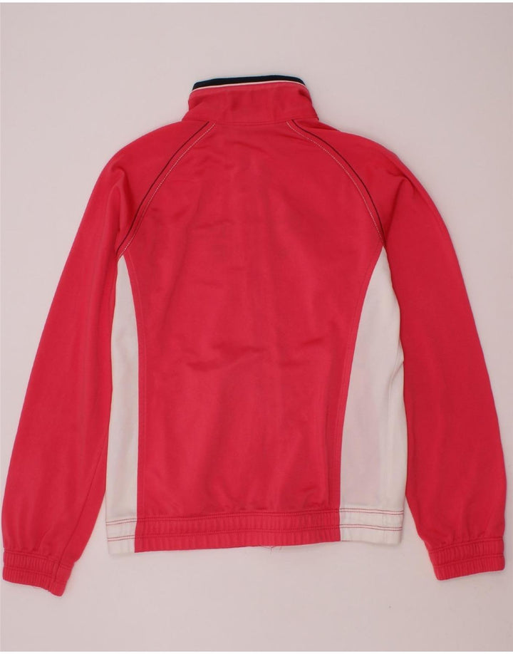 CHAMPION Girls Tracksuit Top Jacket 9-10 Years Medium Pink Colourblock Vintage Champion and Second-Hand Champion from Messina Hembry 