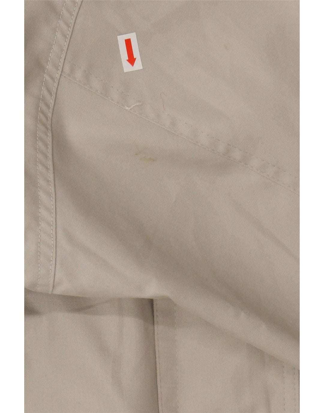 VINTAGE Mens Bomber Jacket UK 40 Large Beige Vintage Vintage and Second-Hand Vintage from Messina Hembry 