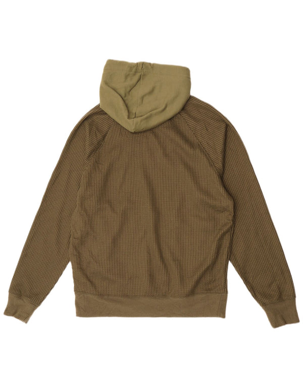 Maglione con cappuccio da uomo Champion in poliestere verde medio