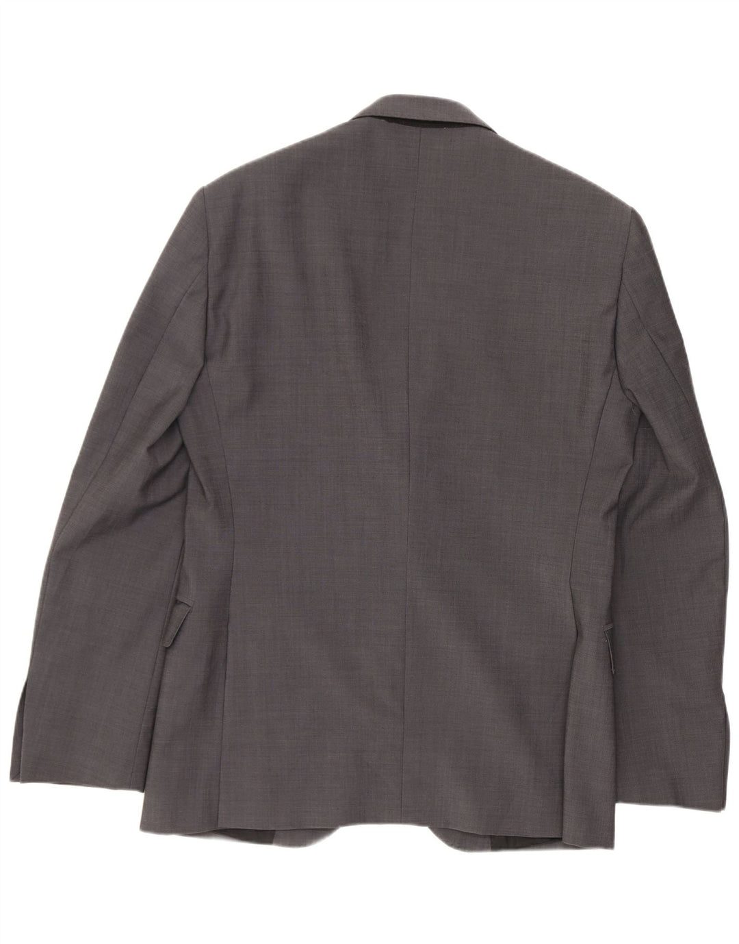 Giacca blazer a 2 bottoni da uomo Calvin Klein IT 46 piccola poliestere grigio