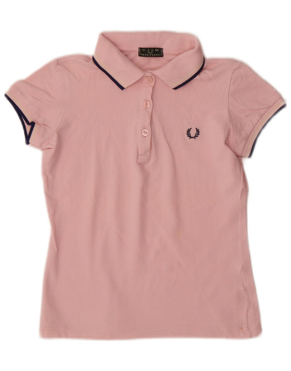 Polo corta da donna Fred Perry UK 6 XS Rosa