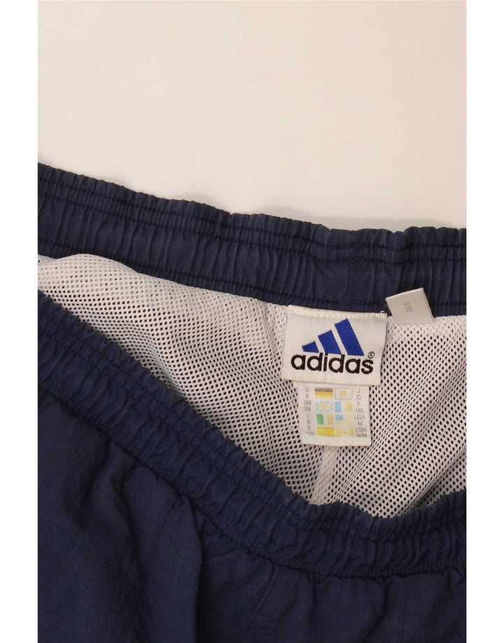Pantaloni da tuta Adidas da uomo medi blu navy in poliammide