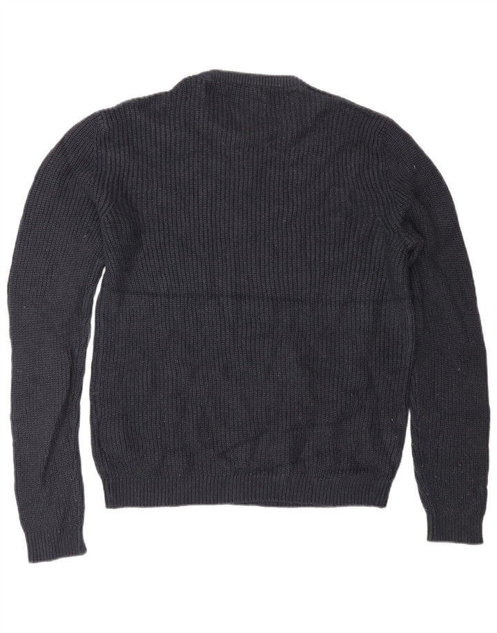 Maglione maglione girocollo da uomo Jack & Jones medio acrilico blu navy