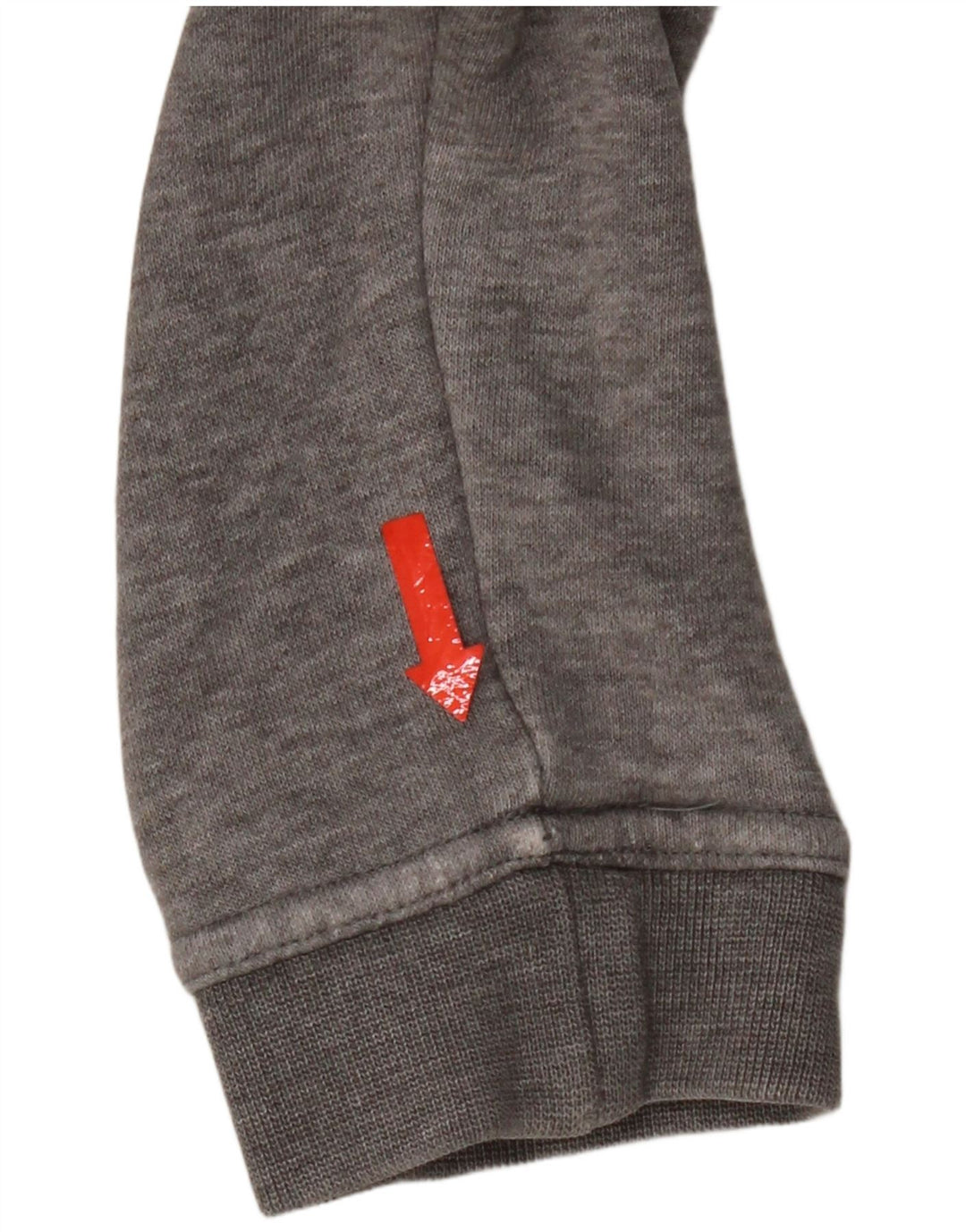 Felpa oversize da donna Nike maglione UK 10 piccolo cotone grigio