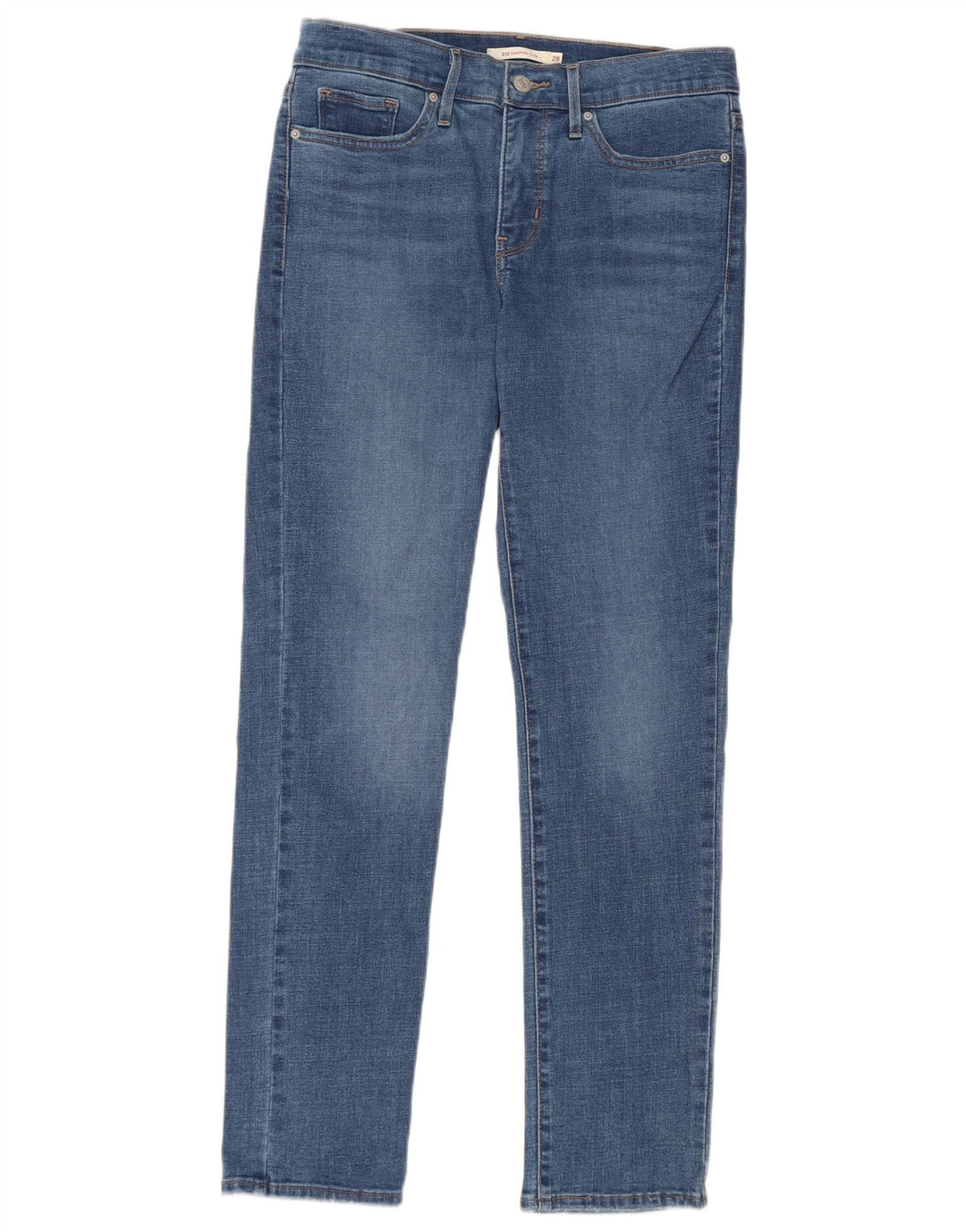 Levi's Donna 312 Shaping Slim Jeans W28 L30 Cotone Blu