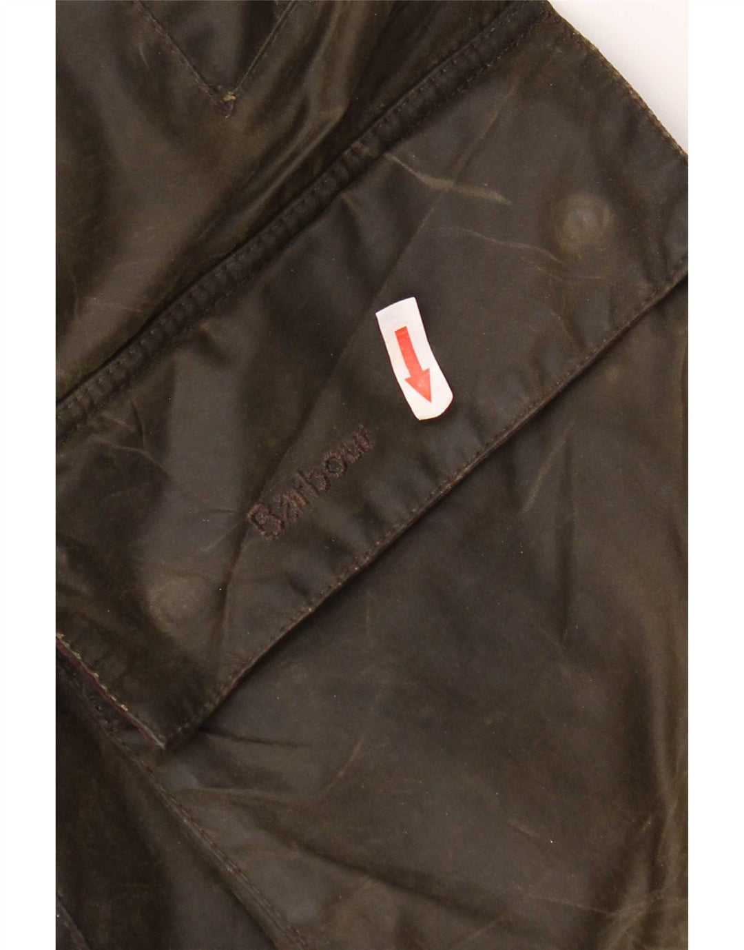 Giacca da uomo in cotone cerato Barbour UK 38 Cotone kaki medio