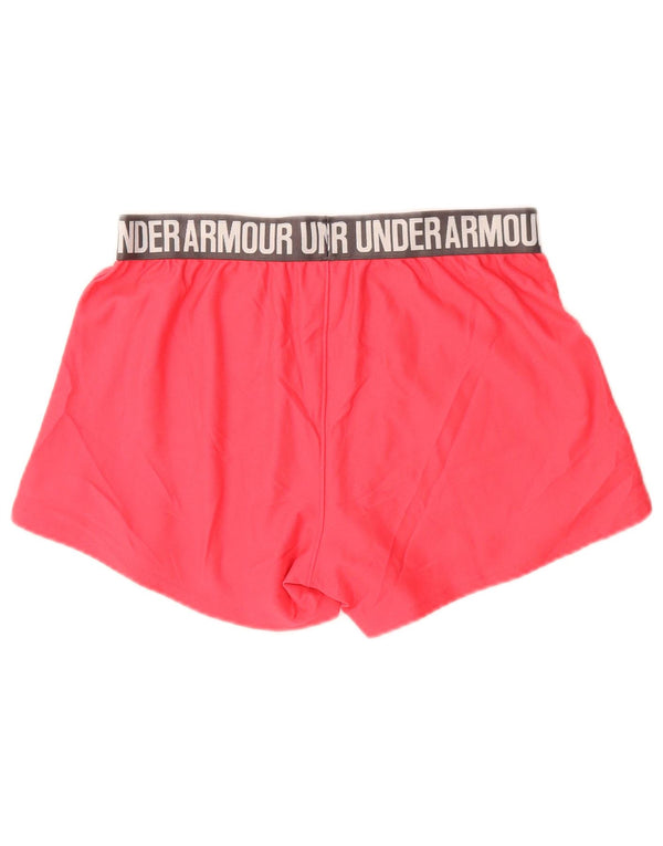 Under Armour Womens Graphic Sport Shorts UK 10 Small  Pink