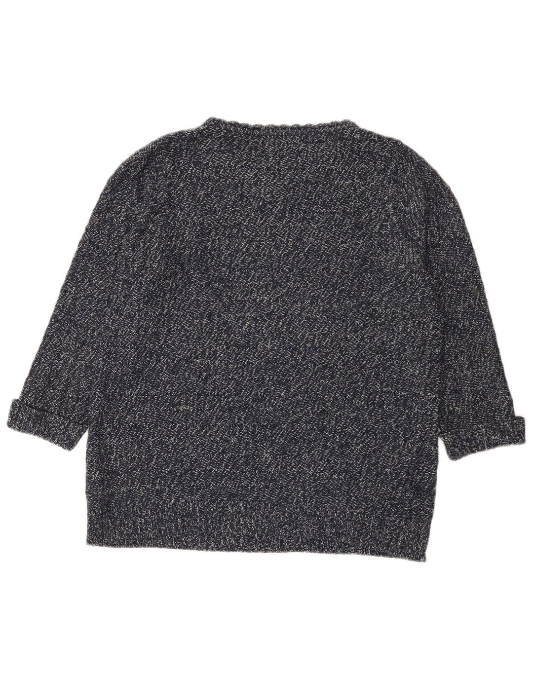 Maglione maglione con scollo a barca da donna Marks & Spencer UK 12 medio blu navy