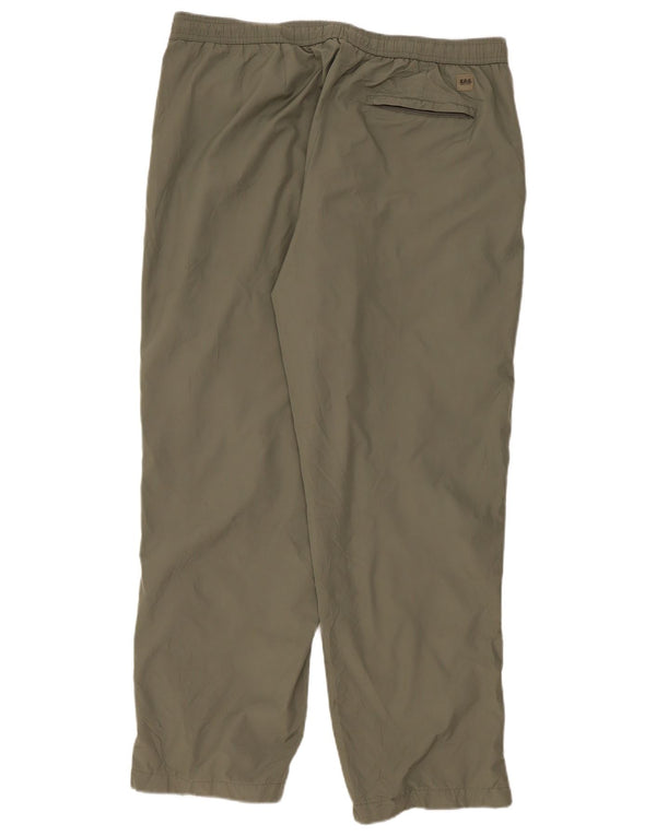 Pantaloni da tuta da uomo Izod grandi in poliestere kaki