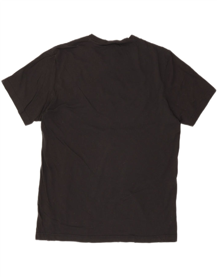 T-shirt grafica da uomo ADIDAS Top grande in cotone nero