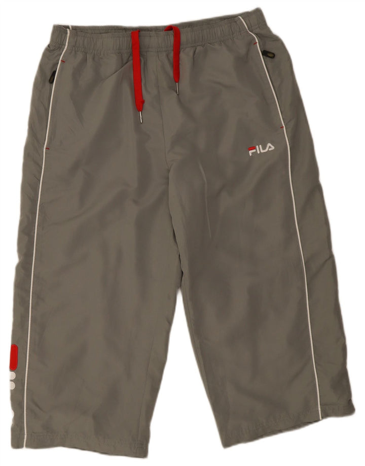 Pantaloni da tuta Fila da uomo con grafica Capri XL poliestere grigio