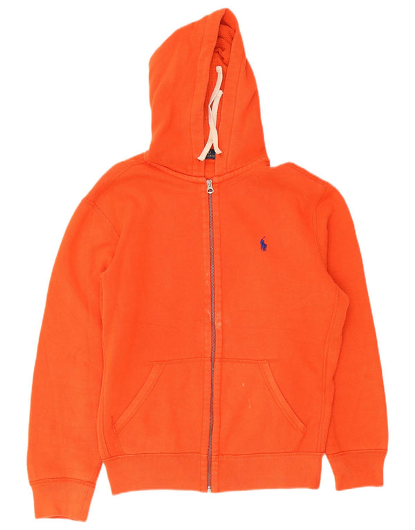 Polo Ralph Lauren Maglione con cappuccio e zip da uomo in cotone arancione medio