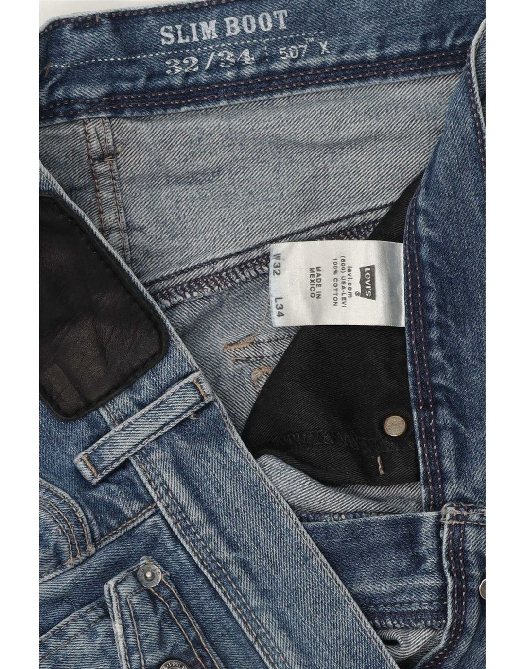 Jeans Levi's da donna slim bootcut W32 L31 cotone blu