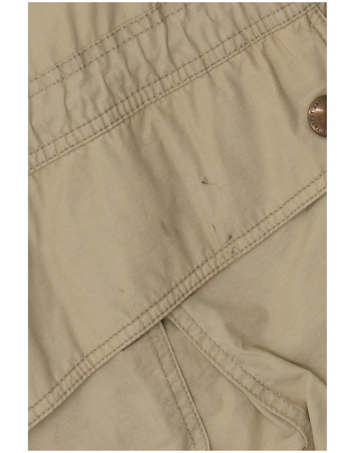 Giacca a vento con cappuccio da uomo Camel Active UK 48 4XL Beige Colourblock