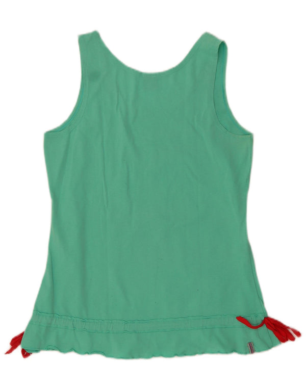 Canotta grafica da donna Puma UK 10 piccola in cotone verde