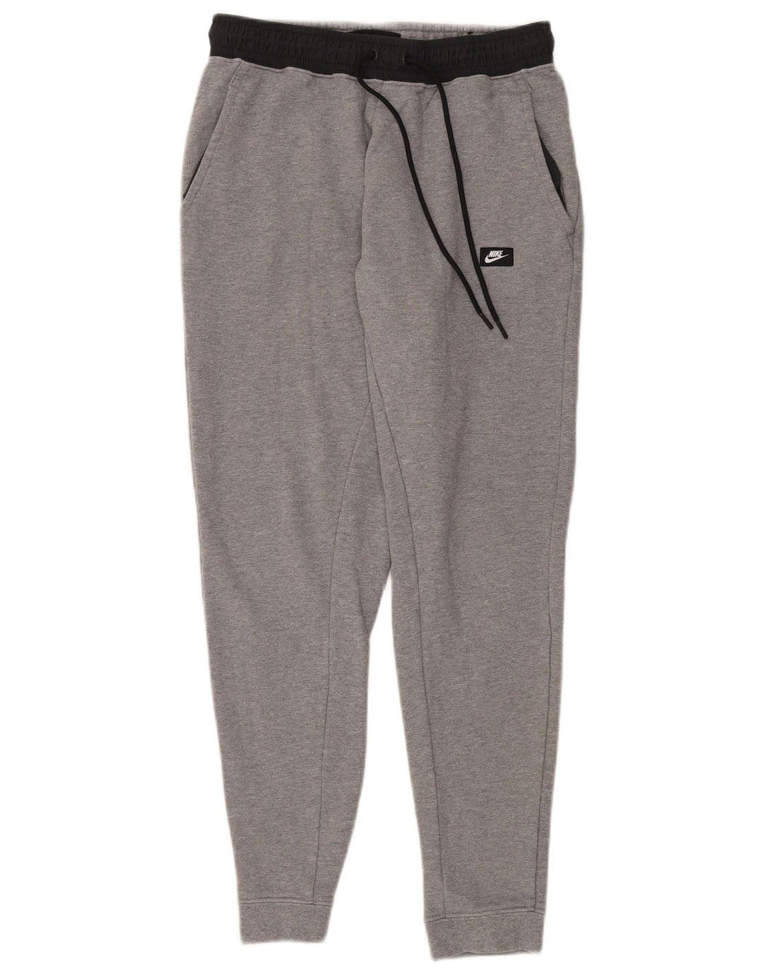 Pantaloni da tuta da uomo NIKE Joggers in cotone color block grigio medio