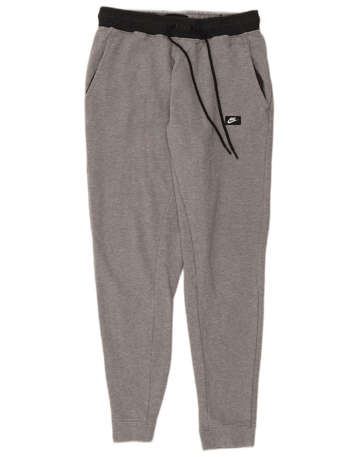 Pantaloni da tuta da uomo NIKE Joggers in cotone color block grigio medio