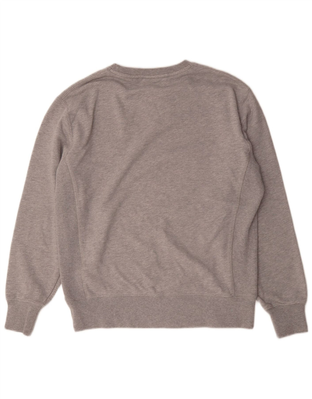 Felpa grafica da uomo Superdry Maglione in cotone chiazzato grigio medio