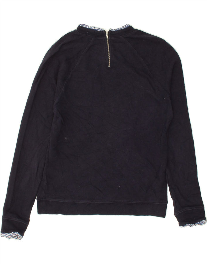 J. CREW Womens Sweatshirt Jumper UK 6 XS Navy Blue Vintage J. Crew and Second-Hand J. Crew from Messina Hembry 