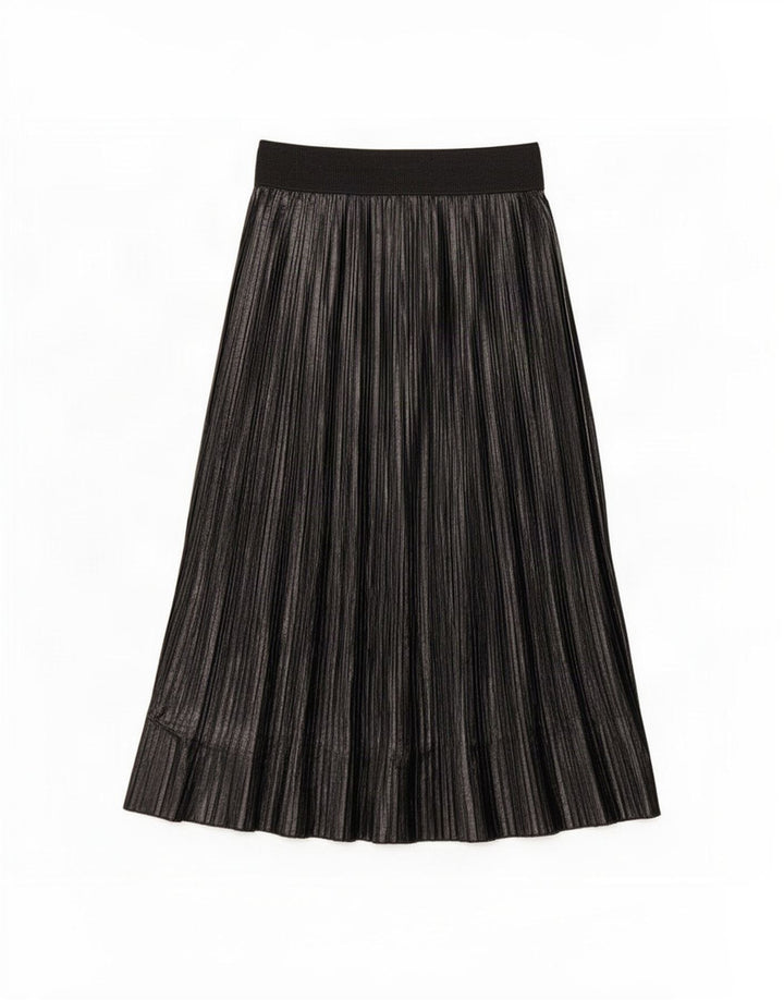 Gonna a pieghe Zara da donna media W28 poliestere nero