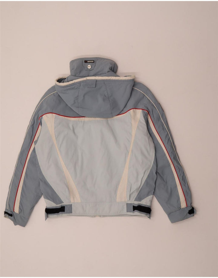 Giacca da sci da donna con cappuccio Aesse IT 48 XL Blu Poliestere Colourblock