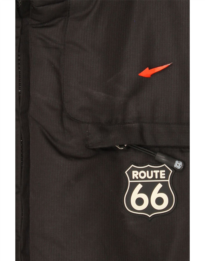 Giacca imbottita da uomo Route 66 UK 38 poliestere nero medio