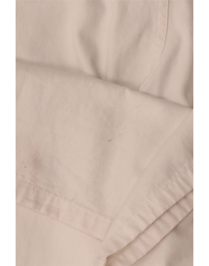 Pantaloni cargo dritti da donna Zara EU 42 Large W32 L33 Bianco